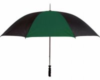 Unisex Large Golf Umbrella Windproof Canopy Rain Sun Strong Wind Shield Brolly Green/Black