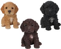 Cockapoo Puppy Dog - Lifelike Ornament Gift - Indoor or Outdoor - Pet Pals
