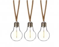 Premier Decorations Jute Rope Party Lights with 10 x A60 Bulbs - Warm White