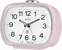 Acctim Camille Alarm Clock - Pink