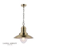 Laura Ashley Corbridge Pendant Antique Brass