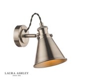 Laura Ashley Rufus Single Spotlight Industrial Nickel