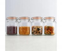 Kilner Clip Top Jar Square - 1.5lt