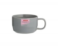 Typhoon Cafe Concept Dark Grey 400ml Cappuccino Mug
