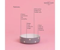 Mason Cash Polka Dot Grey 13cm Pet Bowl