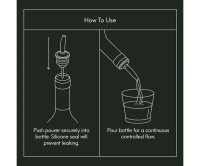 Viners Barware 2Pce Spirit Pourer Gift Set