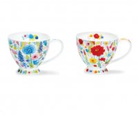 Dunoon Skye Shape Fine Bone China Mug - Floral Burst Assorted