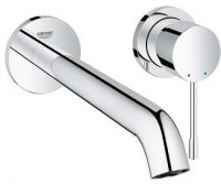 Grohe Essence L-Size Wall Mounted 2 Hole Basin Mixer - Chrome