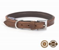 Ancol Vintage Padded Leather Collar - 50cm/20"