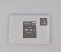Le Chateau Fine Linen White Fabric Napkins - 4 Pack