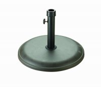 16kg Brown Round Parasol Base - Polycrete