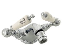 Silverdale Berkeley Monobloc Bidet Mixer with Pop-Up Waste - Chrome