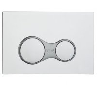 Vitra Chrome Plated Sirius Panel Flush Plate