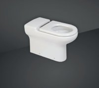 RAK Compact 75cm Extended Rimless Back To Wall Pan