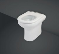 RAK Compact 42.5cm Rimless Back To Wall WC Pan