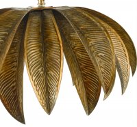 Cara 1 Light Pendant Antique Gold