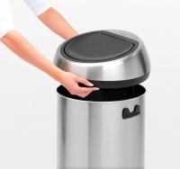 Brabantia 60 Litre Touch Bin in Matt Black