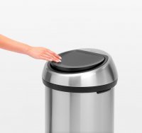 Brabantia 60 Litre Touch Bin in Matt Black