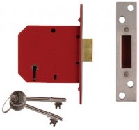 3" 5 Lever Mortice Deadlock Union