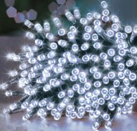 Premier Decorations SupaBrights Multi-Action 80 LED with Green Cable - White