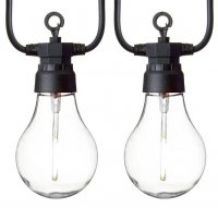 Premier Decorations 10 Outdoor Connectable Festoon Party Lights A60 Bulbs - White