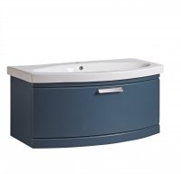 Tavistock Tempo Oxford Blue 900mm Wall Mounted Unit & Basin