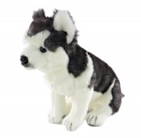 Soft Toy Dog, Husky Pup by Hansa (19cm.H) 6969