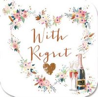 With Regret Card - Heart Champagne - Ling Design