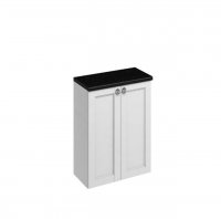 Burlington Bathrooms Matt White 60cm Double Door Base Unit