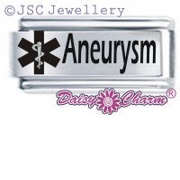 Aneurysm Medical Alert Italian Charm