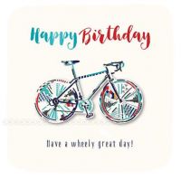 Birthday Card - Bike Bicycle - 3D Foiled - Talking Pictures