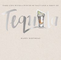 Birthday Card - Tequila - 3D Hooray Ling Design 