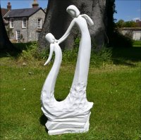 Solstice Sculptures Mothers Love 82cm in Ivory Effect