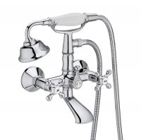 Roca Carmen Twin Lever Wall Mounted Bath-Shower Mixer