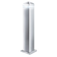 Searchlight India Led Outdoor Post - 45Cm Satin Silver Square - 16 Leds