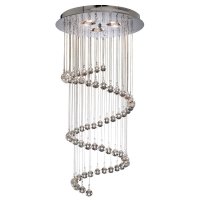 Searchlight Hallway Chrome Ftg-Xtal Balls
