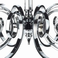 Dar Murray 8 Light Dual Mount Pendant Polished Chrome