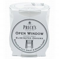 Price's Fresh Air Scented Candle Jar - Open Window
