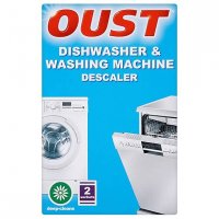 OUST Dishwasher & Washing Machine Descaler (Pack 2x75g Sachets)