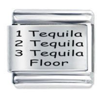 1 Tequila ... ETCHED Italian Charm