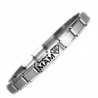 SUPERMAM LOGO Stainless Steel Bracelet - Mothers Day Gift