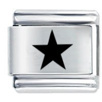 Star ETCHED Italian Charm