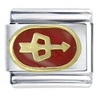 Sagittarius Zodiac Enamel Italian Charm