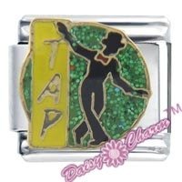 Tap Dancer Italian Charm