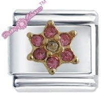 October Flower Birthstone Italian Charm