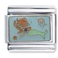 Mermaid Italian Charm for Classic size bracelet