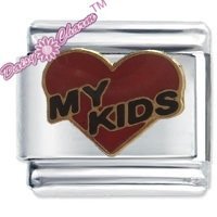Love My Kids Italian Charm
