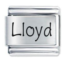 Lloyd Name Italian Charm