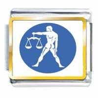 Libra Zodiac Photo Italian Charm