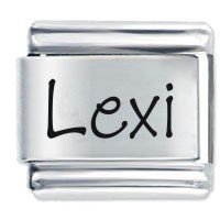 Lexi Name Italian Charm